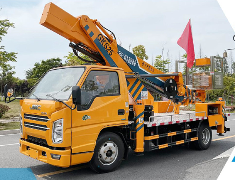 江鈴21米和23米直臂式高空作業車功能及產品概述介紹